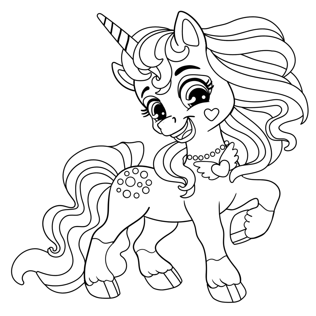 Unicorn coloring pages printable