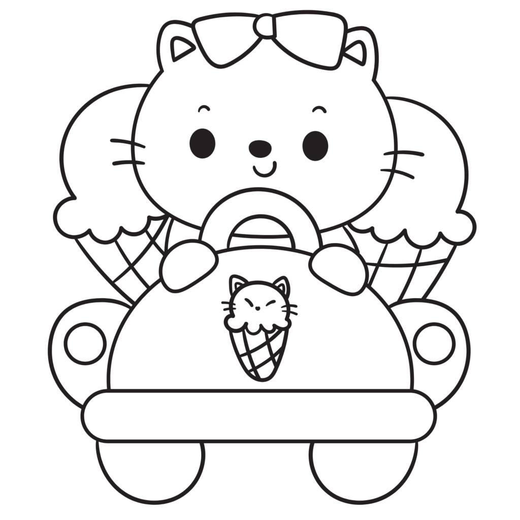 Hello Kitty Coloring Pages - Free Printable Cute Designs for Kids