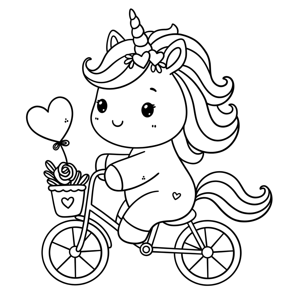 Unicorn coloring pages printable