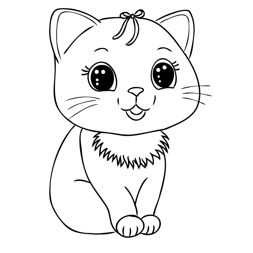 Hello Kitty Coloring Pages - Free Printable Cute Designs for Kids