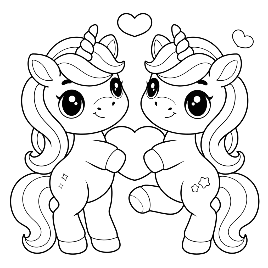 Unicorn coloring pages printable