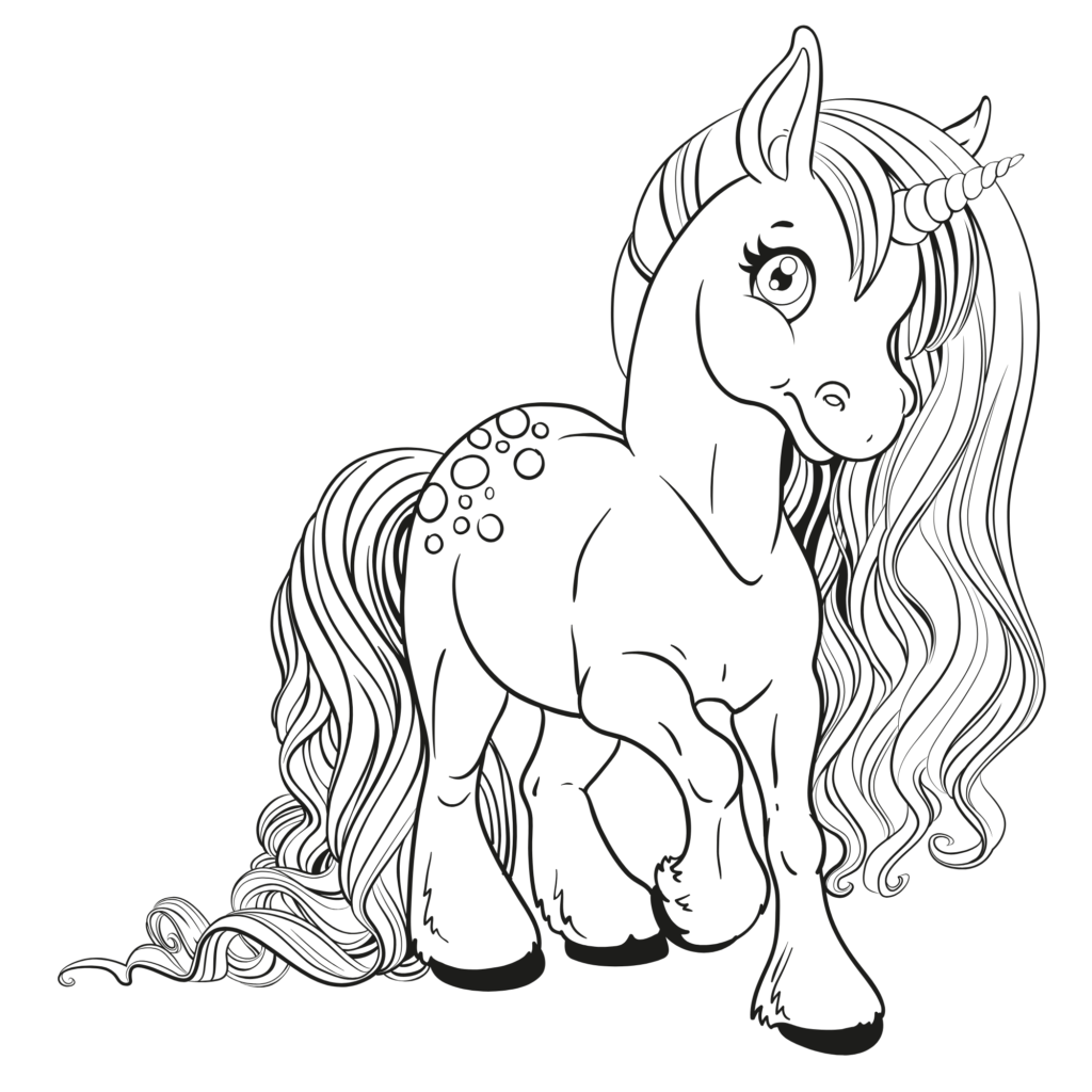 Unicorn coloring pages printable