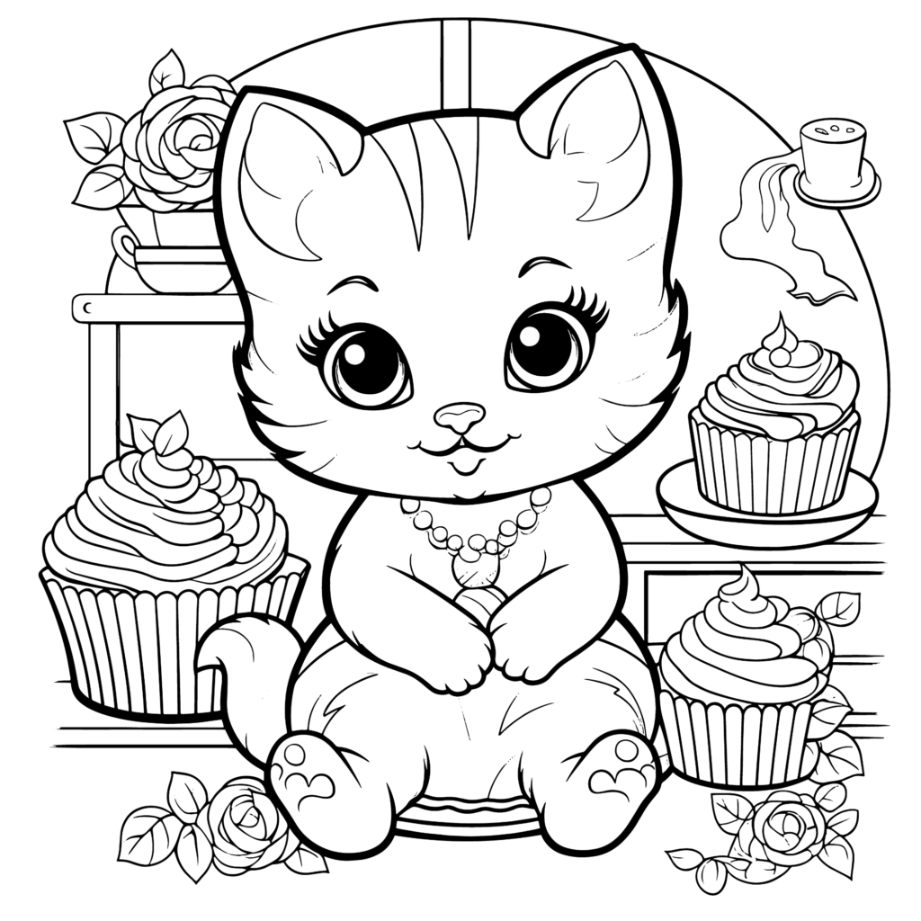 Hello Kitty Coloring Pages - Free Printable Cute Designs for Kids