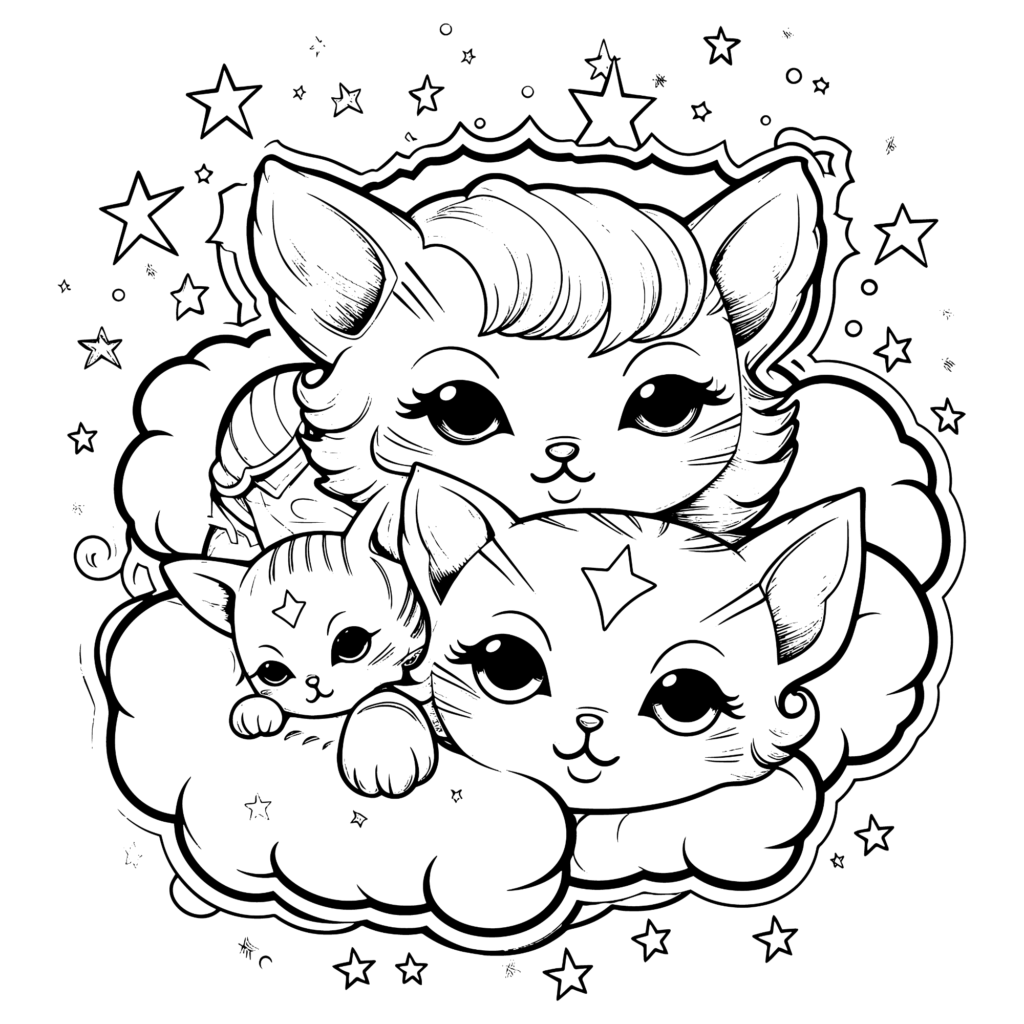 Hello Kitty Coloring Pages - Free Printable Cute Designs for Kids