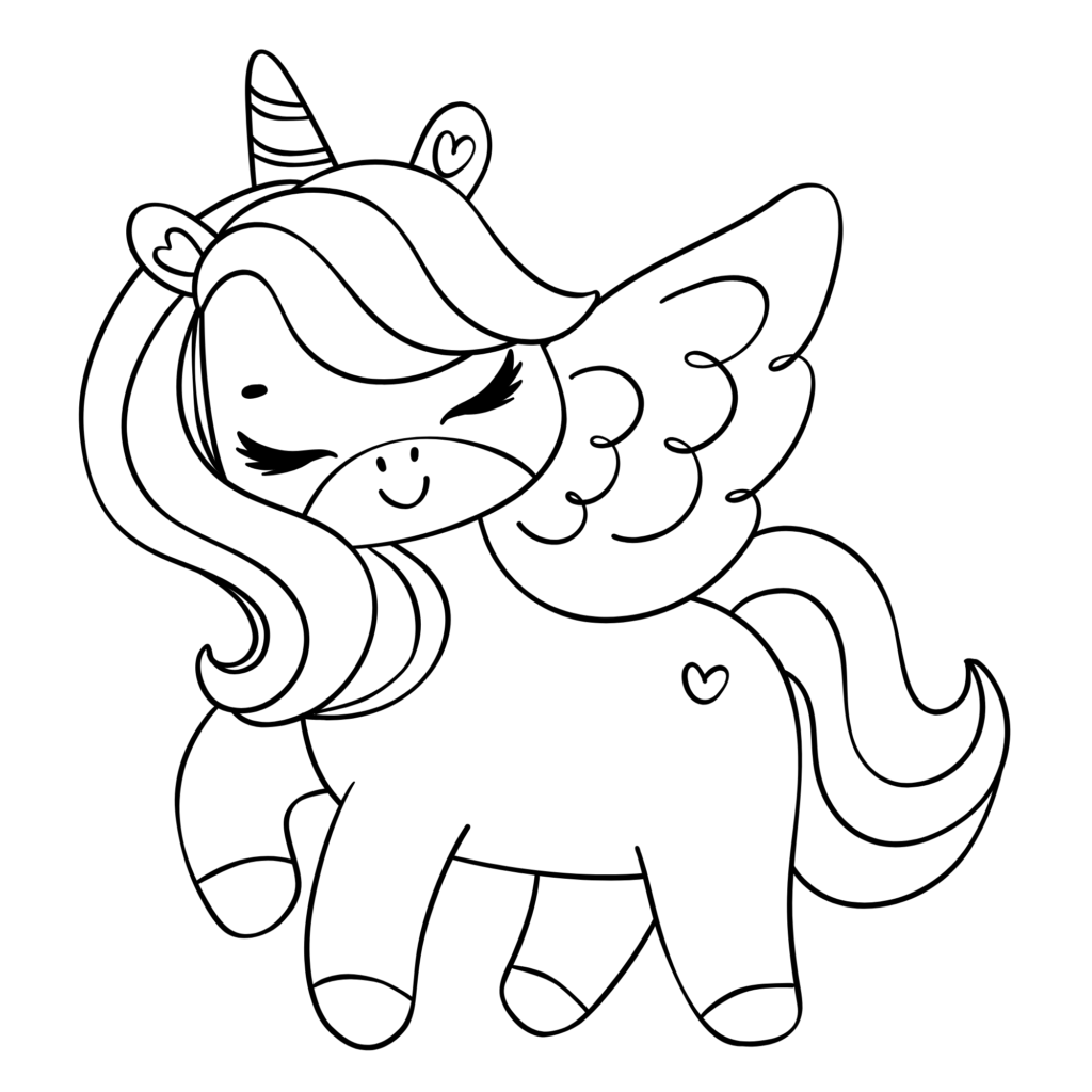 Unicorn coloring pages printable