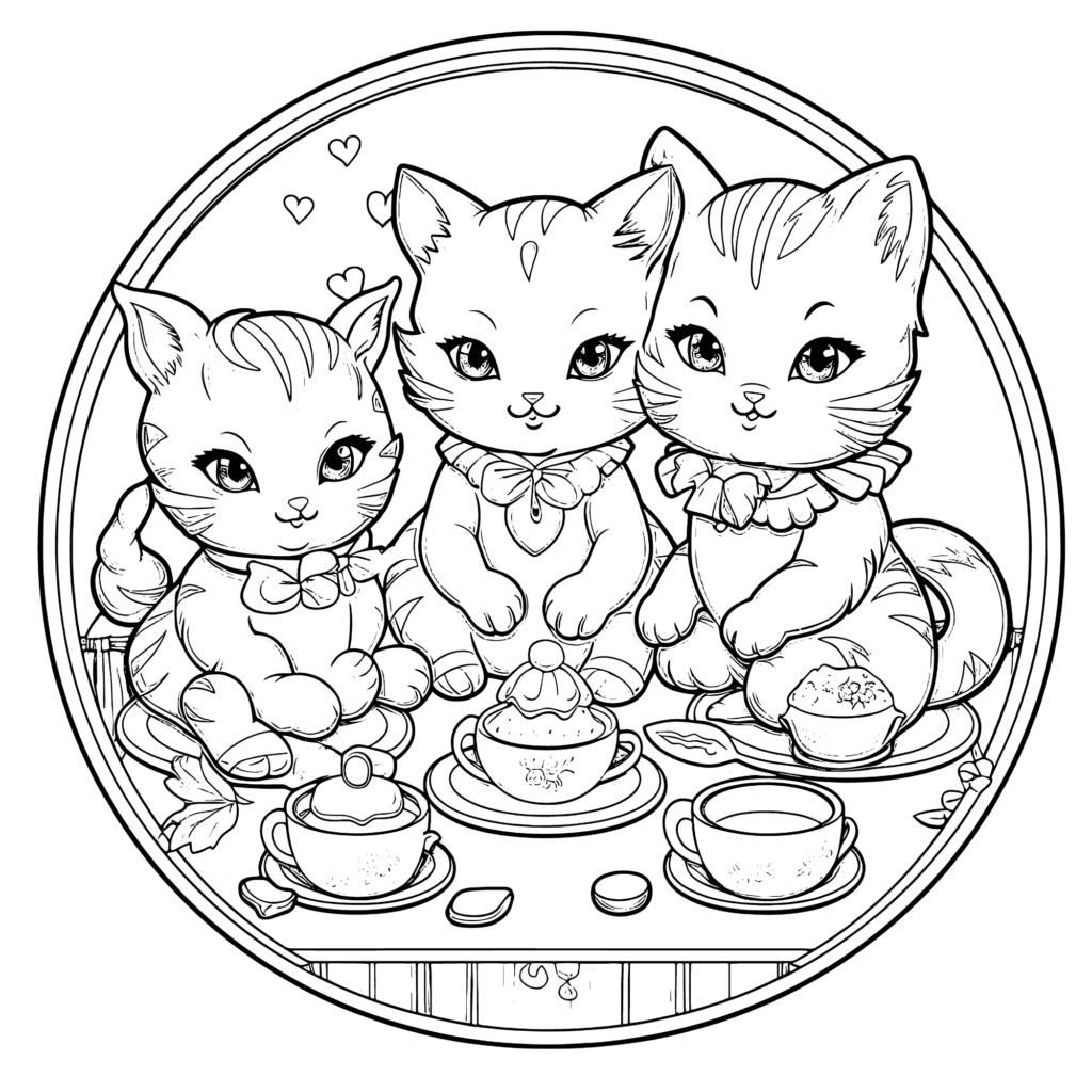 Hello Kitty Coloring Pages - Free Printable Cute Designs for Kids
