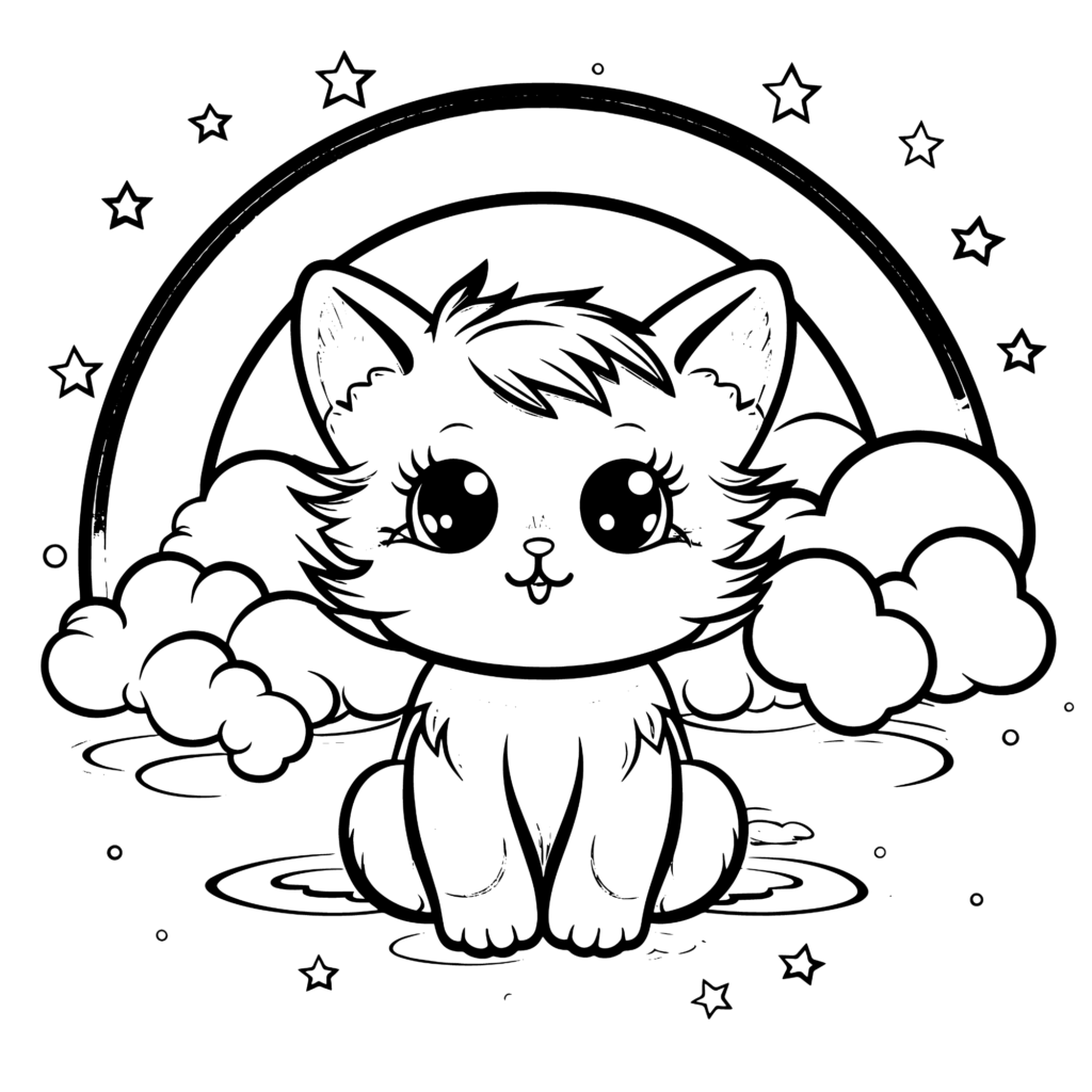 Hello Kitty Coloring Pages - Free Printable Cute Designs for Kids