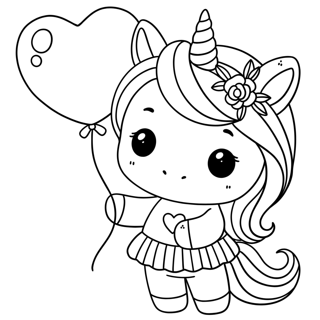 Unicorn coloring pages printable