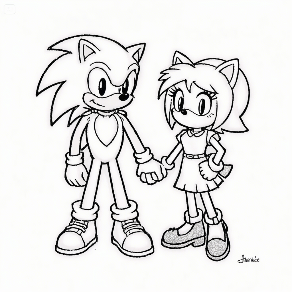 Sonic Coloring Pages - Free Printable Fun for Kids & Fans
