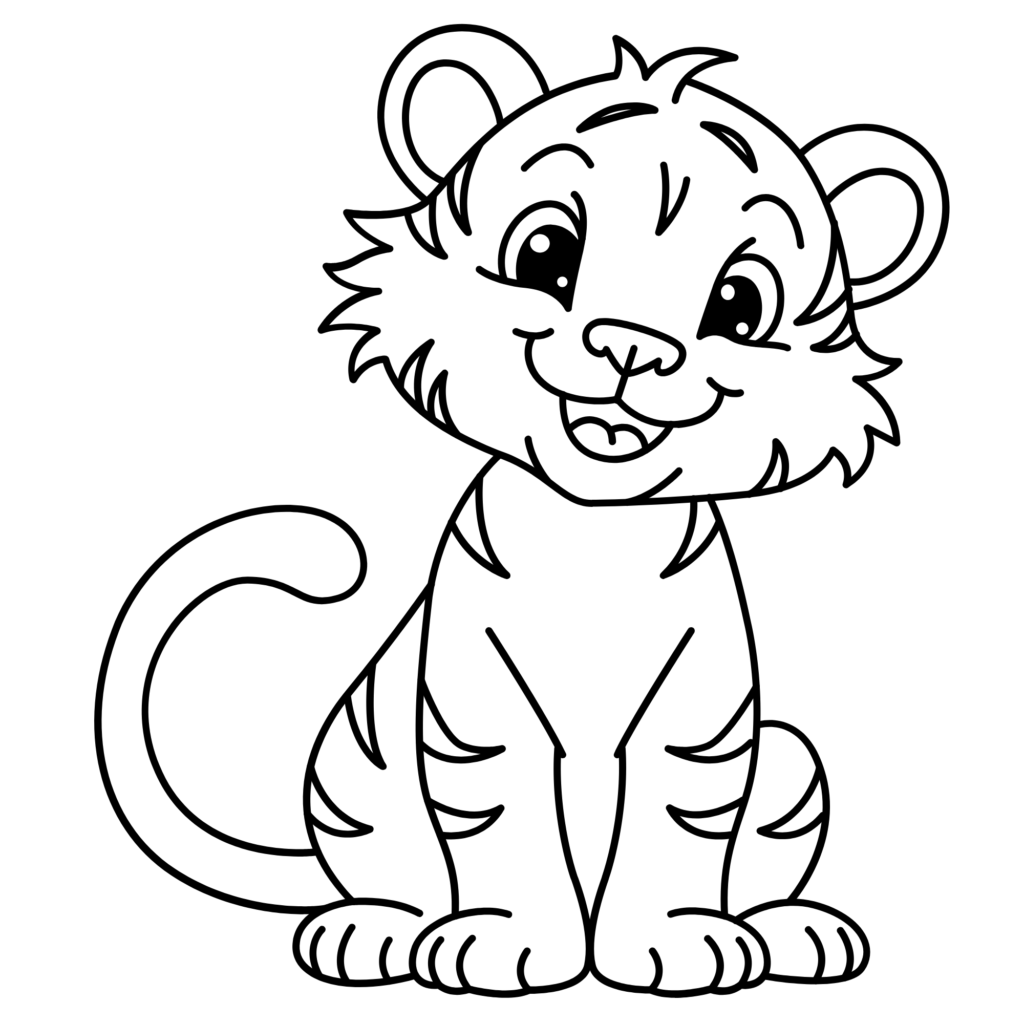 Animal coloring pages free printable kids and adults