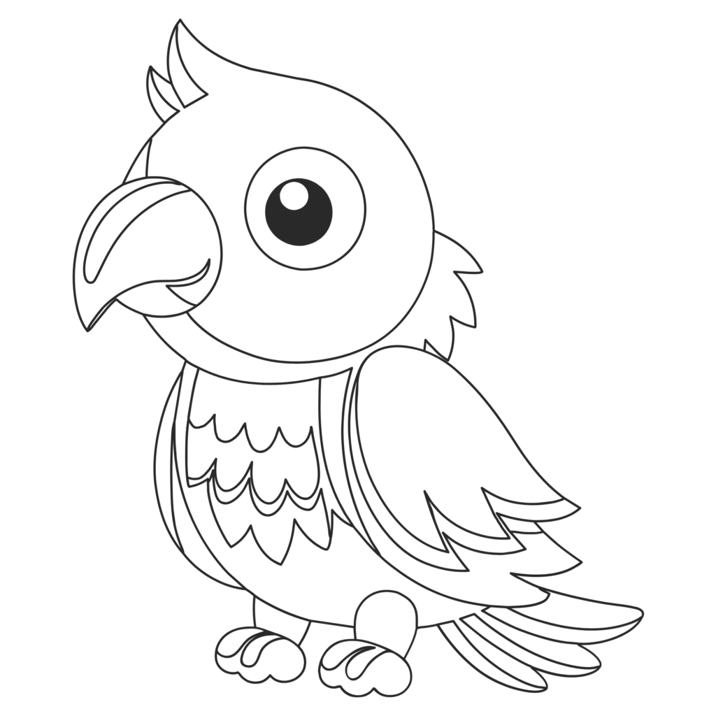 Animal coloring pages free printable kids and adults