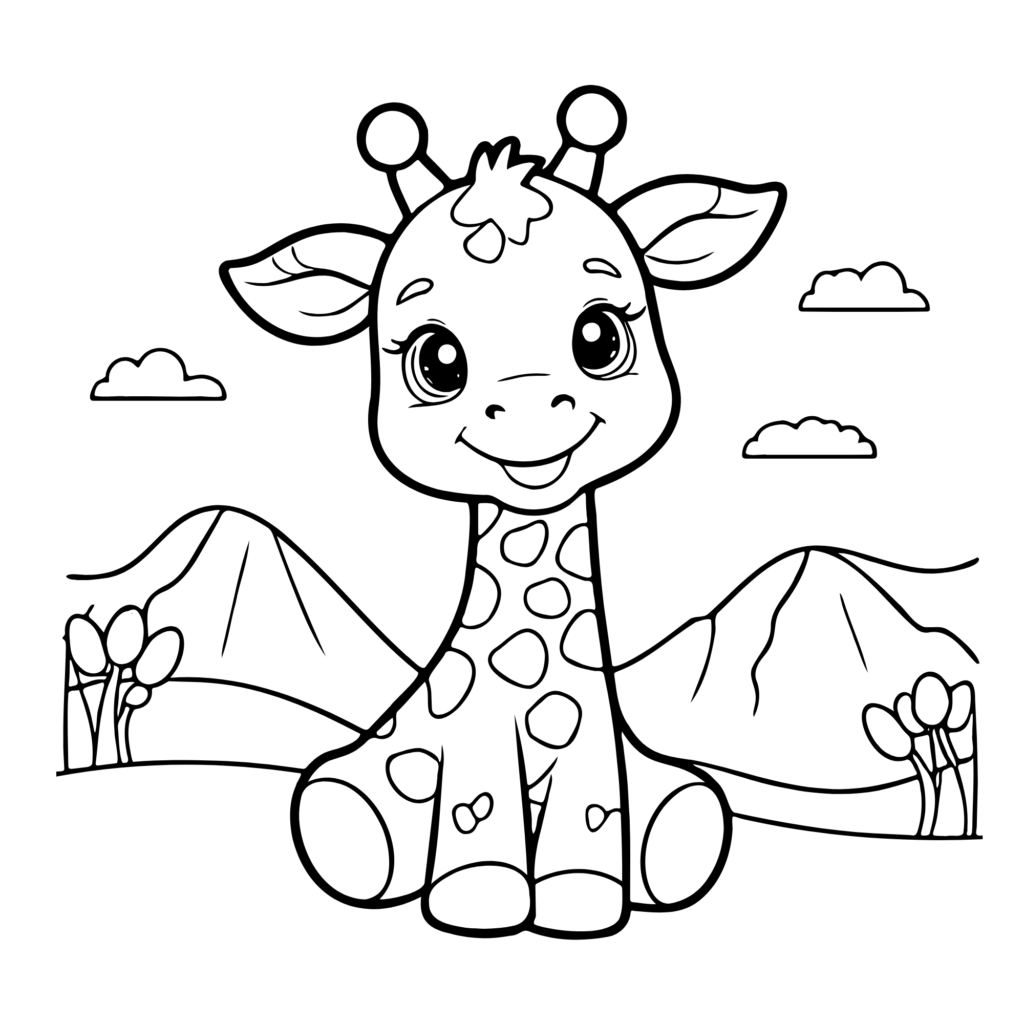 Animal coloring pages free printable kids and adults