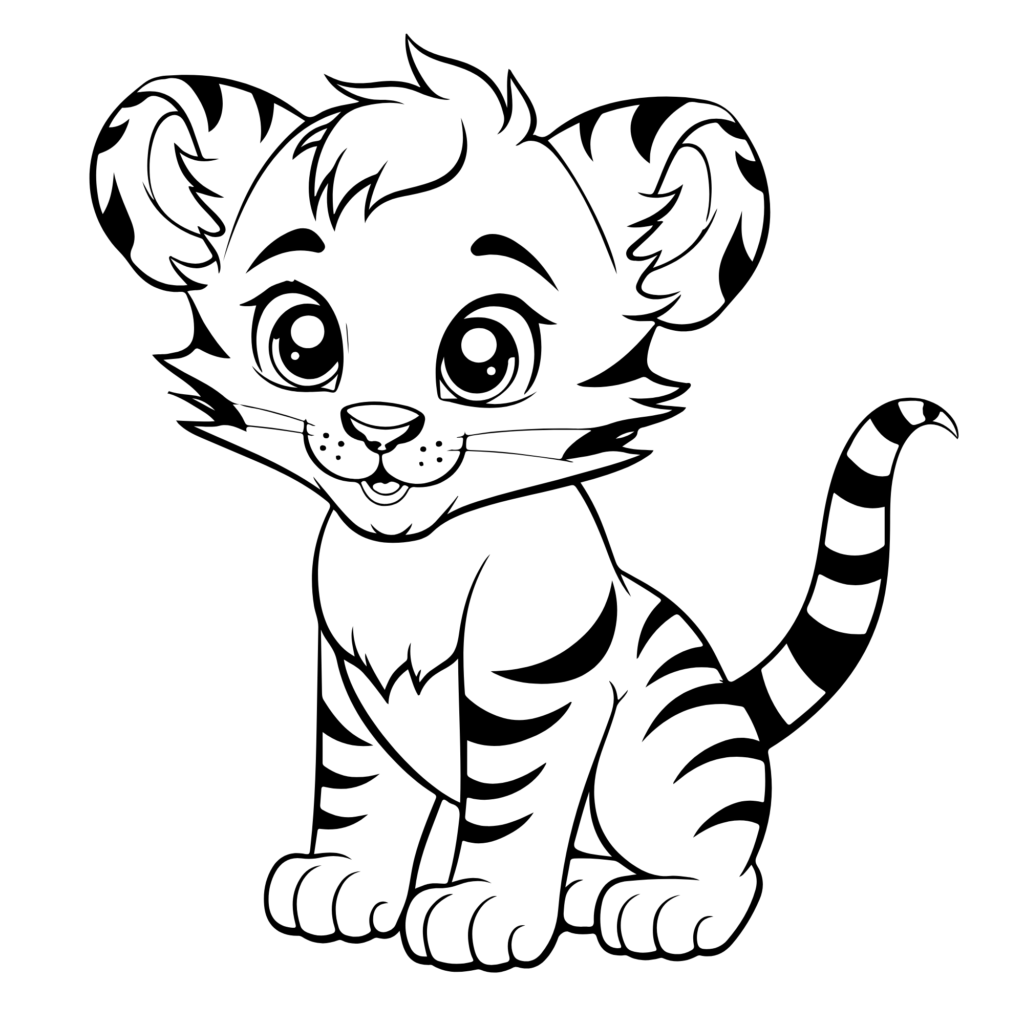 Animal coloring pages free printable kids and adults