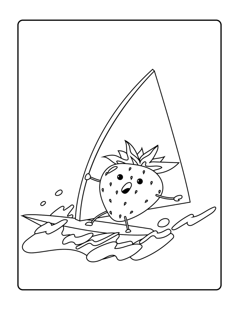Free summer coloring pages printables for kids and adult