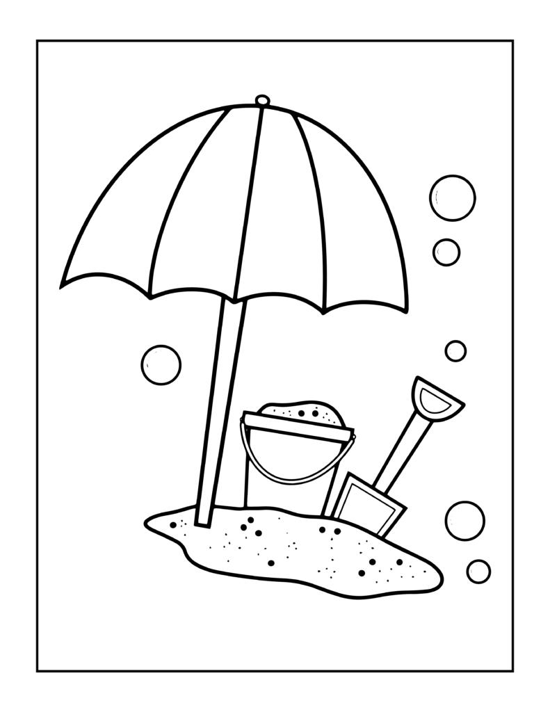 Free summer coloring pages printables for kids and adult