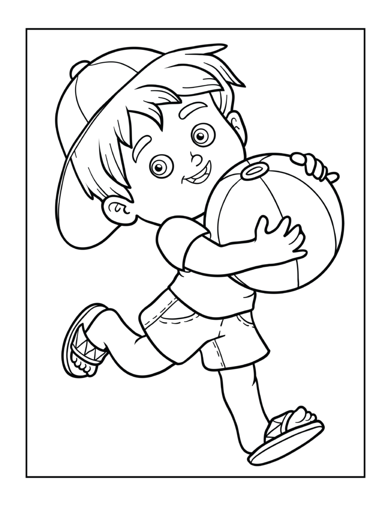 Free summer coloring pages printables for kids and adult