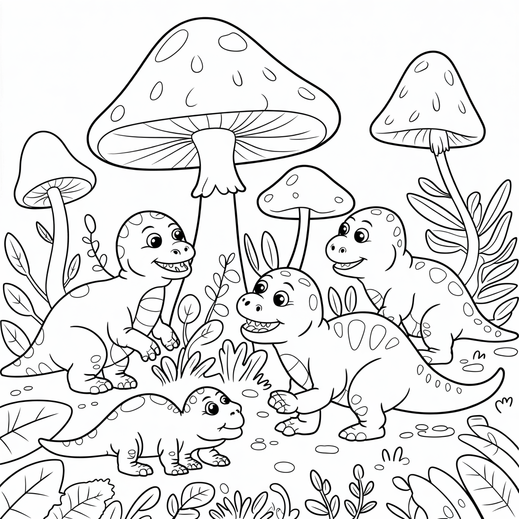 Free Dinosaur Coloring Pages Printables