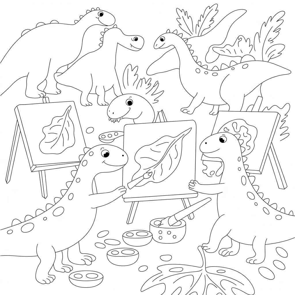 Free Dinosaur Coloring Pages Printables