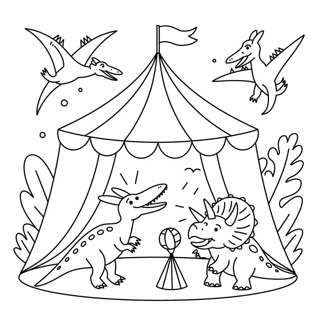 Free Dinosaur Coloring Pages Printables