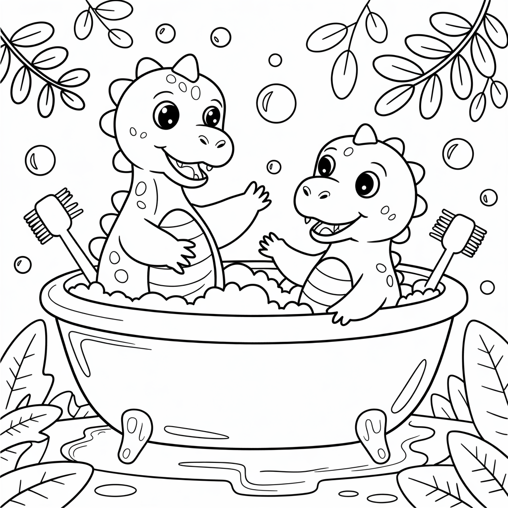Free Dinosaur Coloring Pages Printables