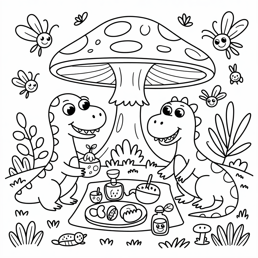 Free Dinosaur Coloring Pages Printables