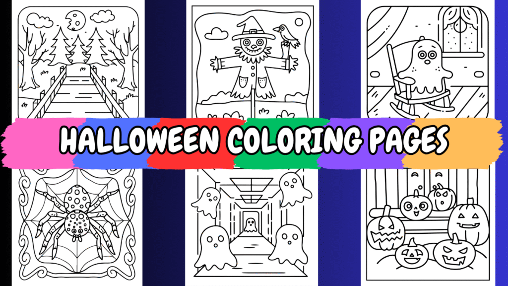 40 Free Halloween Coloring Pages—Fun & Spooky Printables for Kids and Adults