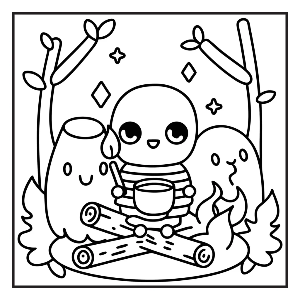 Download free halloween coloring pages printables